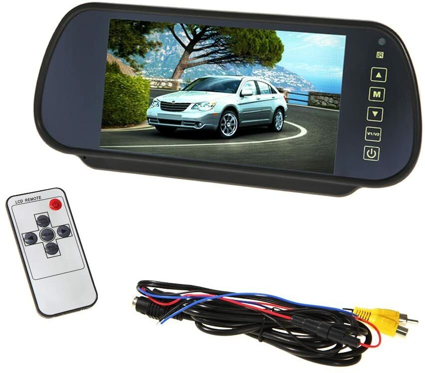 Monitor specchietto retrovisore da auto, camion, multifunzione FULL HD