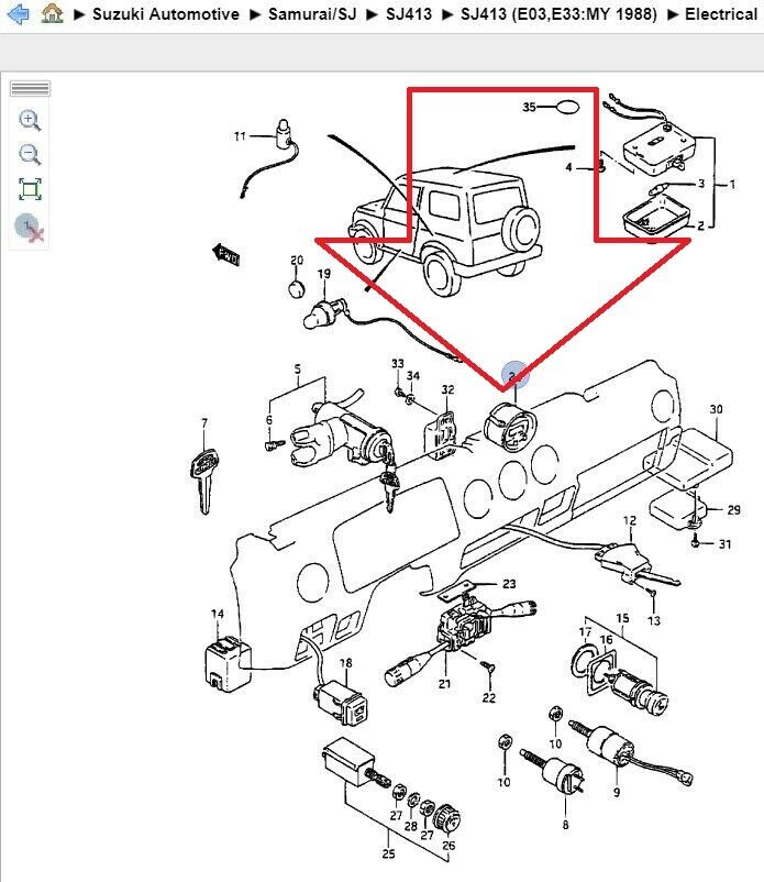 Orologio digitale per Suzuki Samurai - immagine 2