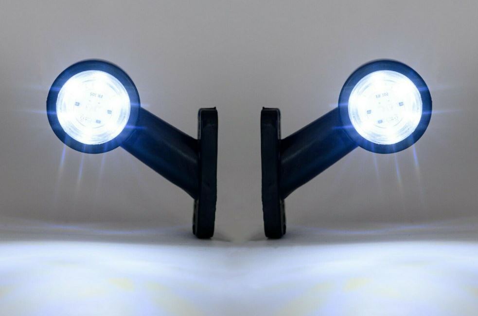 LED 12-24V diodo in gomma luci di posizione ingombro laterali effetto neon - immagine 3