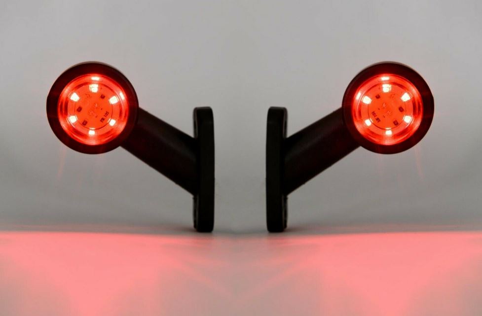 LED 12-24V diodo in gomma luci di posizione ingombro laterali effetto neon - immagine 4