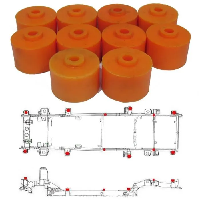 BODY LIFT + 5 CM MITSUBISHI PAJERO PASSO LUNGO Idoneo per Pajero Passo lungo tutti i modelli. - immagine 3