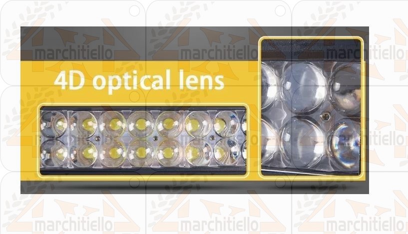 Barra LED Epistar 4D potente da 105 cm, 240 W, 12 V/24 V, 14400 lumen - immagine 5