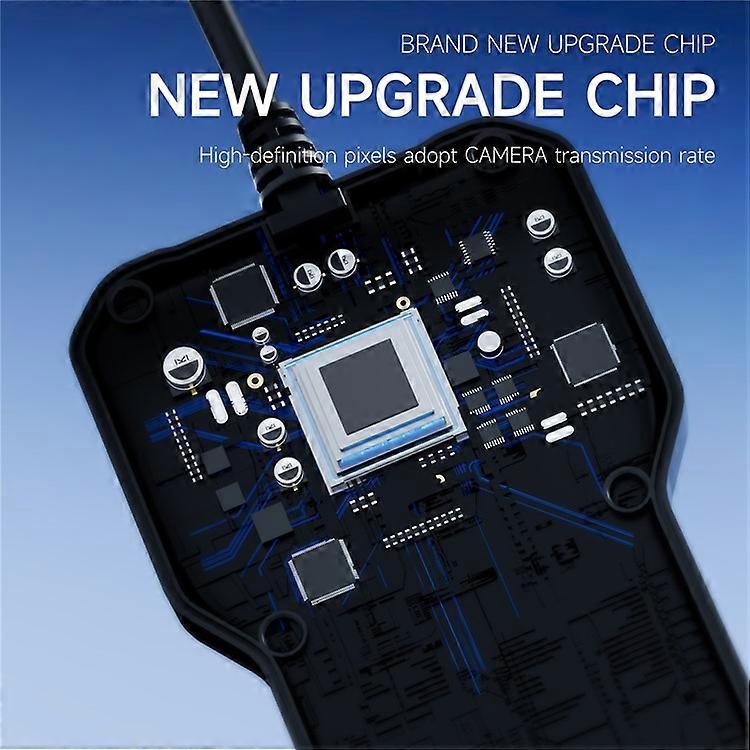Endoscopio industriale P240 da 2 pollici, obiettivo da 8 mm, telecamera di ispezione portatile HD 1080P, con cavo rigido da 5 m - immagine 3