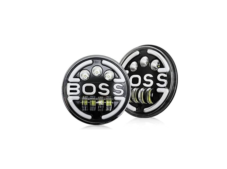 Faro universale a LED da 7” 12V-24V 65 Watt 4800 Lm (Coppia)