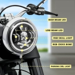 Faro universale a LED da 7” 12V-24V 100 Watt 4800 Lm