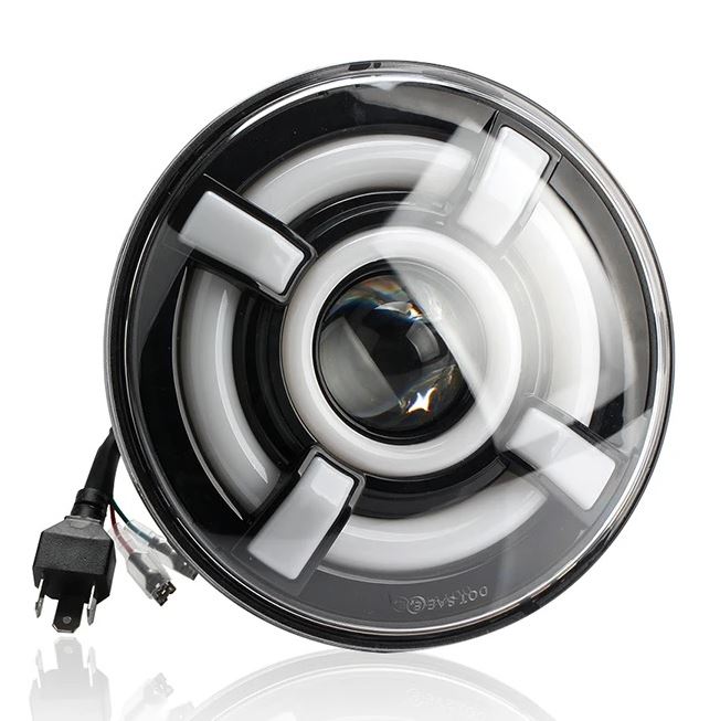 Faro universale a LED da 7” 12V-24V 40 Watt 4800Lm (Singolo)