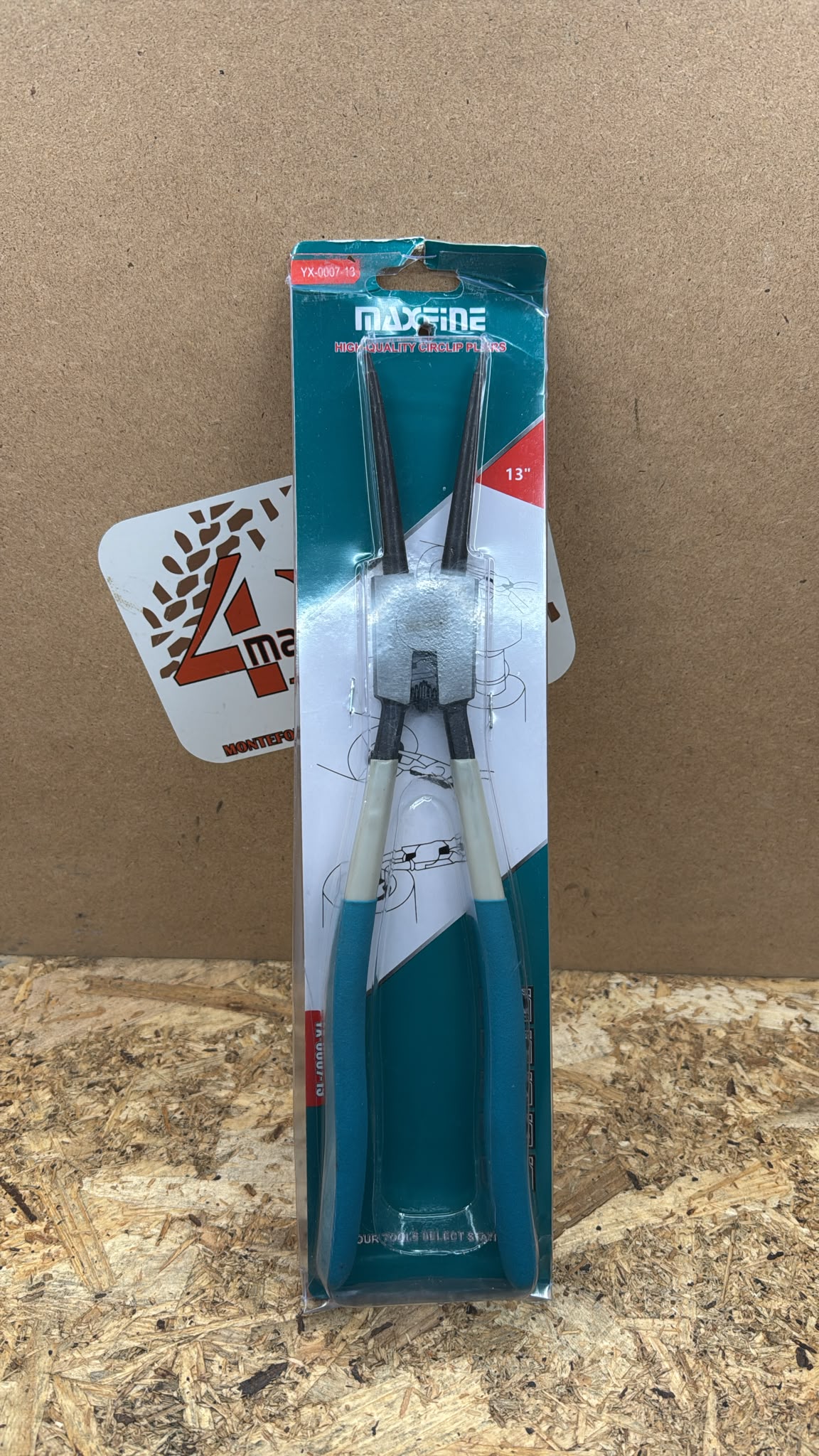 Pinza per anelli elastici dritta , interne ed esterne 13″ pollici modello BIG cod 4145
