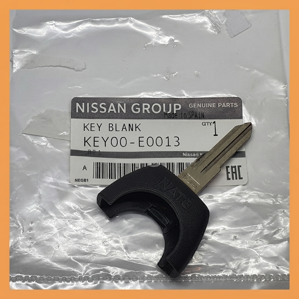 KEY00-E0013 CHIAVE VERGINE NISSAN TERRANO 2 MICRA ORIGINALE NISSAN