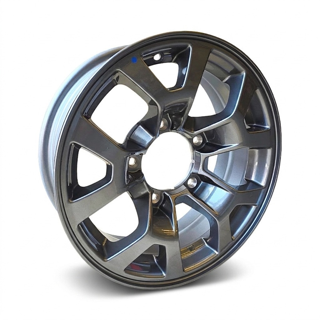 CERCHIO IN LEGA 5.5X15 OFFSET +5 SUZUKI GRIGIO ANTRACITE - immagine 3