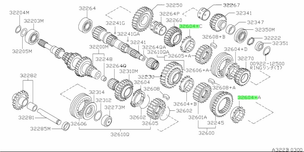 Anello Baulk Sincronizzatore 32604-50J00