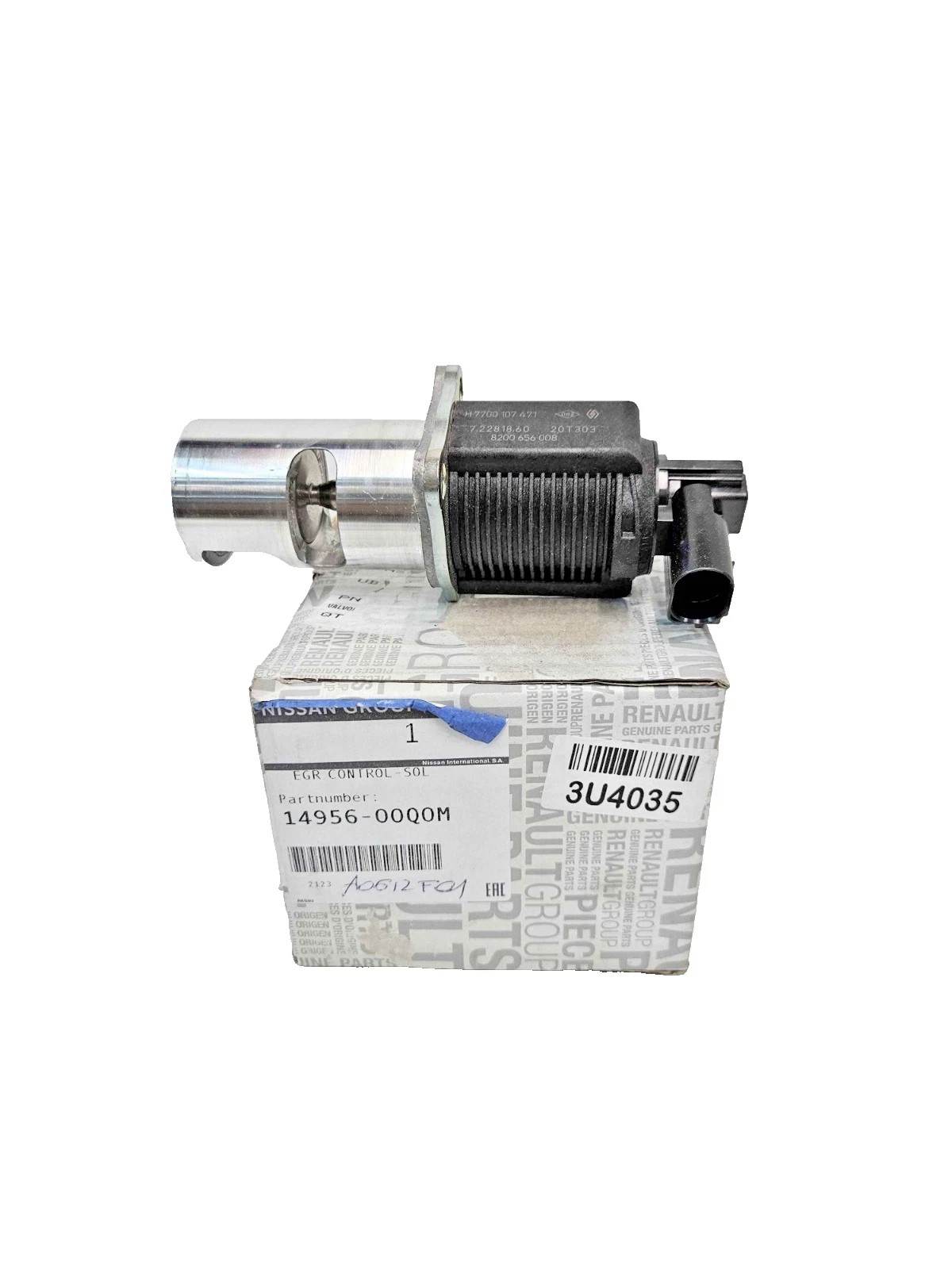 14956-00Q0M VALVOLA EGR ORIGINALE 1.5DCI RENAULT DACIA EGR Valve for Nissan Kubistar X76,X80 Dacia Logan, Sandero