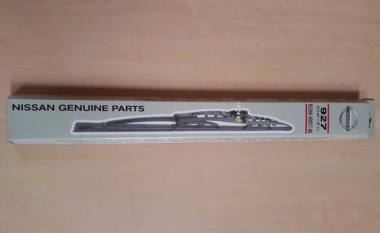KE288-89927-AG Spazzola Tergicristallo anteriore originale Nissan 19”