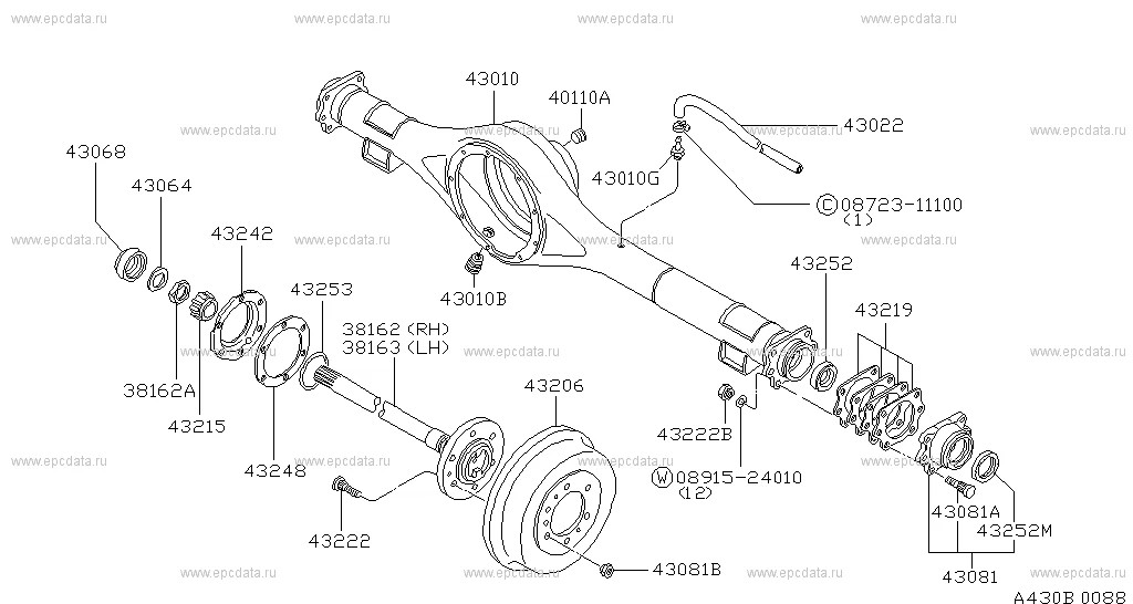 PARAOLIO NISSAN ORIGINALE NUOVO 05505077-2