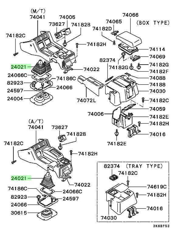 MB775561 CUFFIA CAMBIO RIDUTTORE INTERNA MITSUBISHI PAJERO V20 ORIGINALE NUOVO