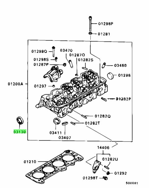 MD133317 PARAOLIO ALBERO A CAMME MITSUBISHI L200