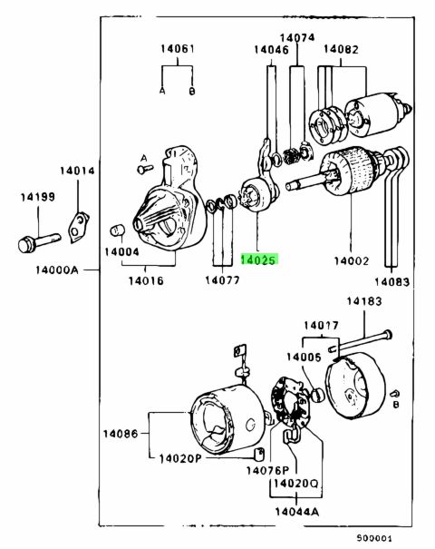 MD611211 Frizione motorino d’avviamento MITSUBISHI KIA NISSAN NUOVO ORIGINALE