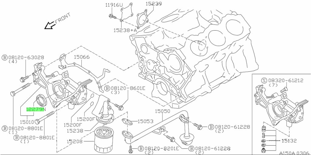 13510-10Y12 PARAOLIO ALBERO MOTORE NISSAN TERRANO PATROL