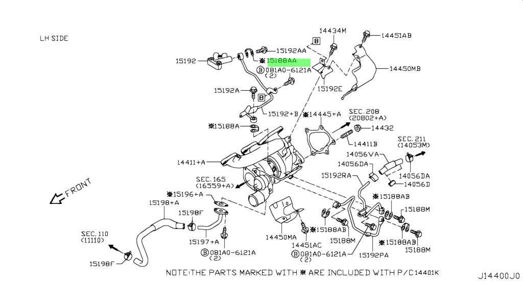 15189-69F00 RONDELLA RAME NISSAN ORIGINALE TERRANO NAVARA