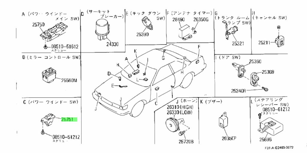 28592-5F600 INDICATORE DI AVVISO ANTIFURTO Nissan Micra Motore CG10DE CG13DE
