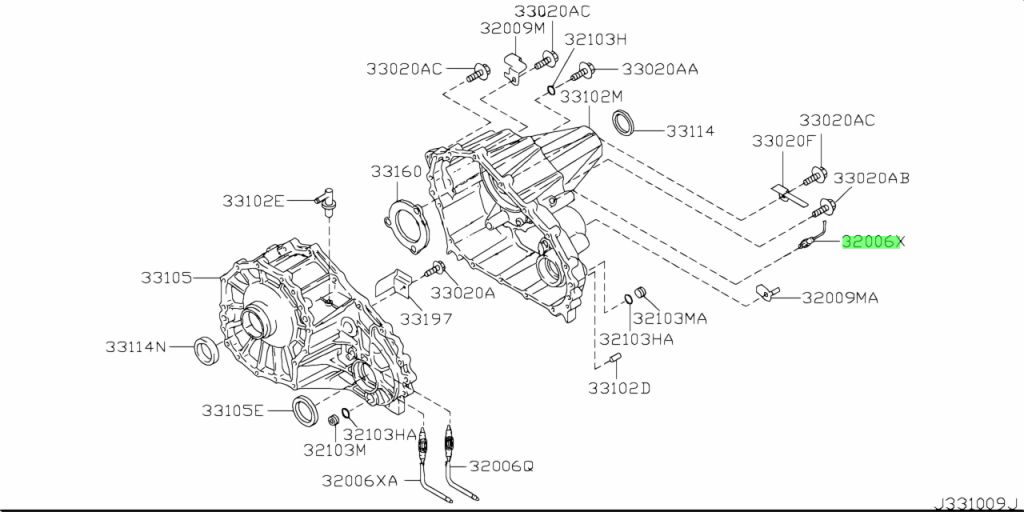 32005-7S11A Interruttore Posizione Neutro Transfer Nissan Navara D40 Pathfinder 2007-2012