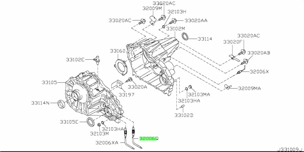 32006-7S11A SWITCH RICAMBIO ORIGINALE NISSAN D40