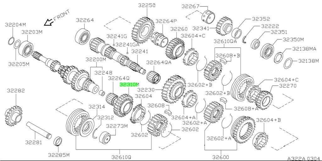 32312-69Y00 Anello Baulk Sincronizzatore 5°