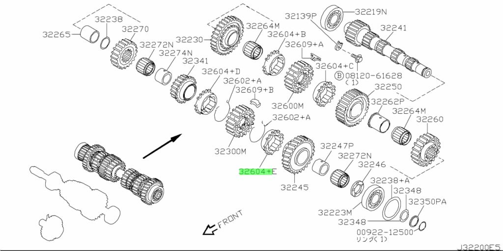 32607-6J011 Anello Baulk Sincronizzatore