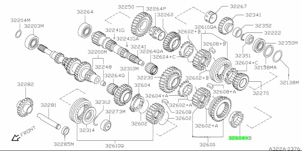 32607-D0122 Anello Baulk Sincronizzatore