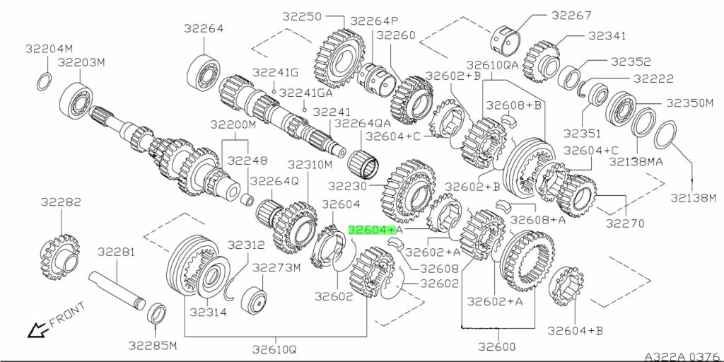 32607-D0161 Anello Baulk Sincronizzatore