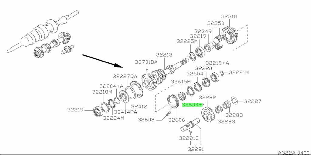 32617-30P60 Anello Baulk Sincronizzatore Nissan Terrano Pick-up Patrol