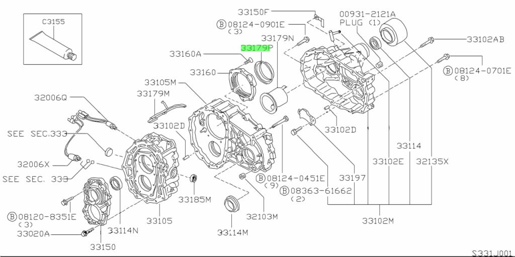 33146-33G00 Paraolio Nissan Terrano Patrol Pickup